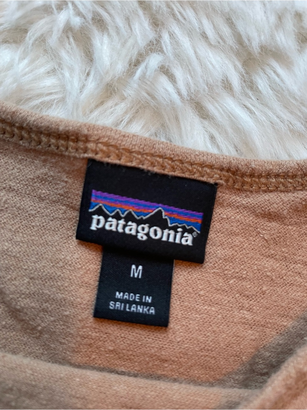 Patagonia trail harbor tank top light brown tan beige women’s M medium hiker - Picture 2 of 3